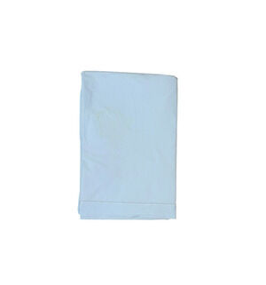 Vintage French Blue Flat Sheet 100% Cotton Baby Light Twin Size Bedding Stains